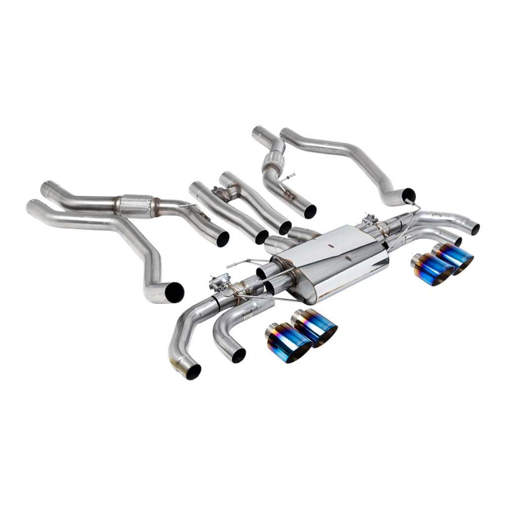 MILLTEK SSXLR227 Cat-Back Exhaust, 3.15" (Blue Titanium GT-115 Tips) for LAND ROVER Range Rover Sport SV (L461) 2024- Photo-0