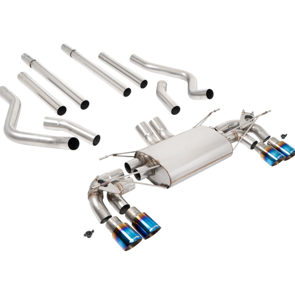 MILLTEK SSXLR237 Cat-Back Exhaust, 2.76" (Burnt Titanium GT-90 Trims) for LAND ROVER Defender 130 5.0 2023- Photo-0