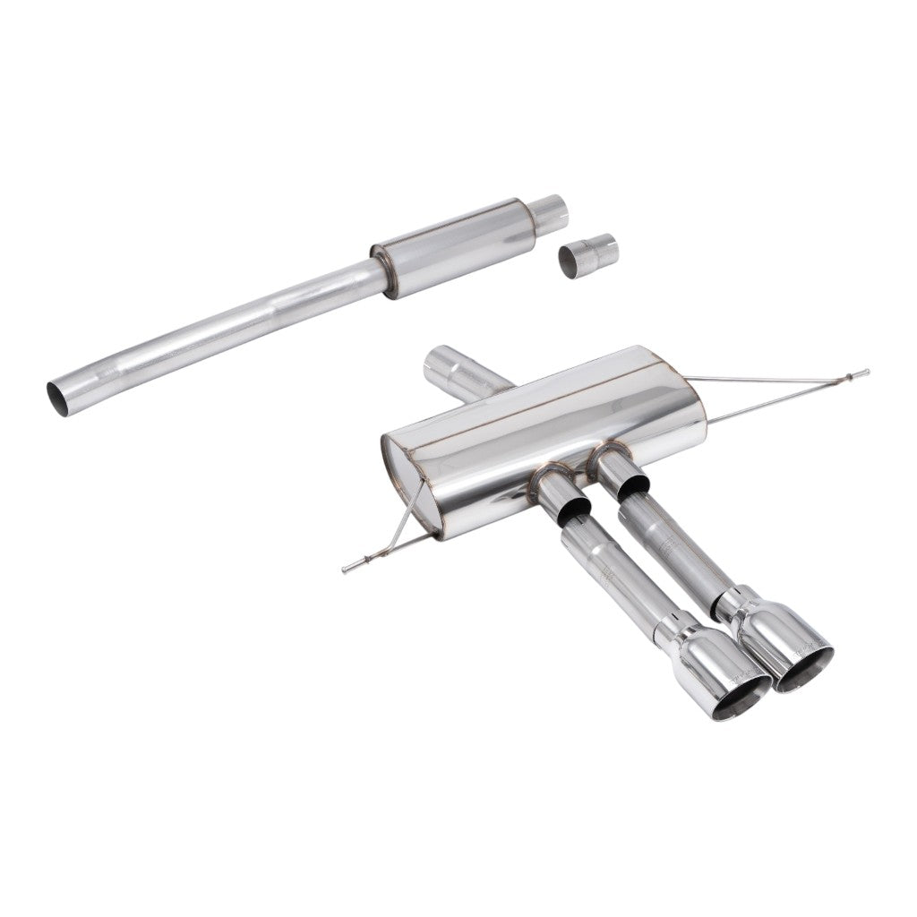 MILLTEK SSXM504 Filter-Back Exhaust, 3'' (GT-100 Polished Tips) for MINI Cooper S (F66) 2024- Photo-0