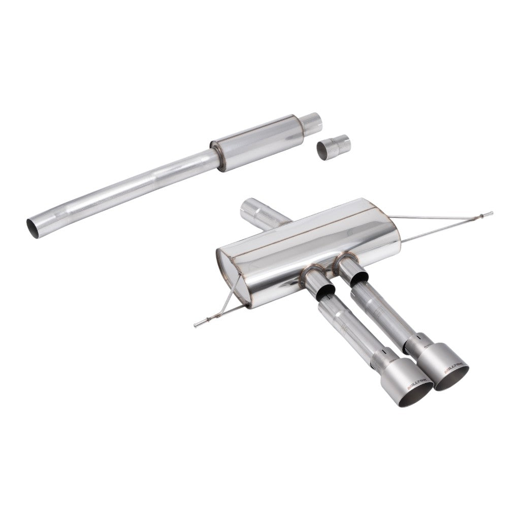 MILLTEK SSXM506 Filter-Back Exhaust, 3'' (GT-100 Brushed Titanium Tips) for MINI Cooper S (F66) 2024- Photo-0