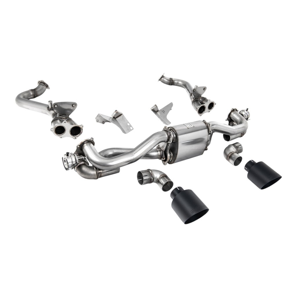 MILLTEK SSXPO163 OPF/GPF Bypass System, 2.37" (Cerakote Black GT-115 Trims) for PORSCHE 718 Boxster GTS / Cayman GT4 2020- Photo-0