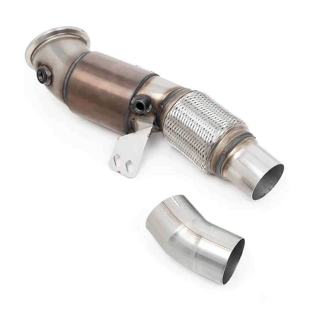 MILLTEK SSXTY210 Catted Downpipe, 3.54" for BMW M240i XDrive (G42) / TOYOTA GR Supra 3.0 (A90) Photo-0