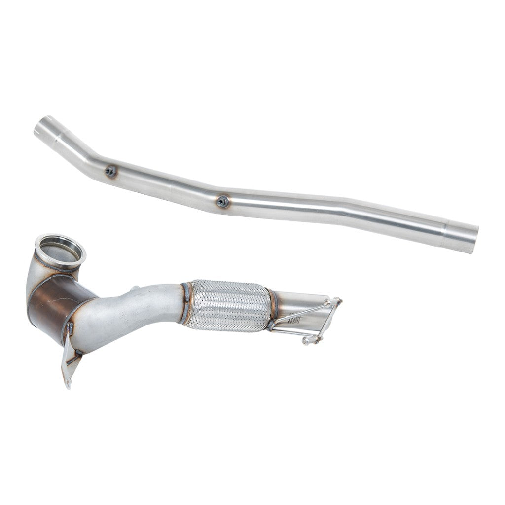 MILLTEK SSXVW709 Catted Downpipe, 3.15" for VW T-Roc R 2.0 OPF/GPF 2022- Photo-0