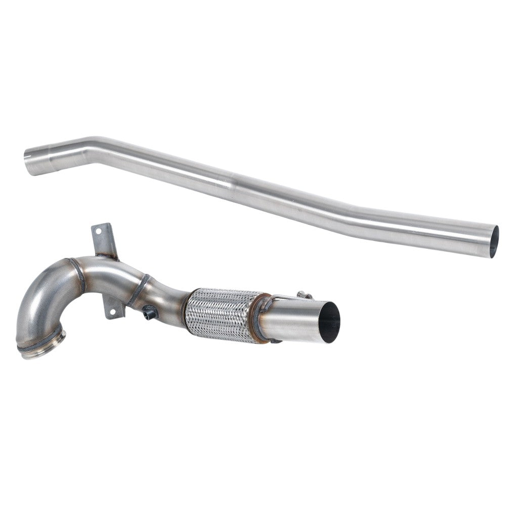 MILLTEK SSXVW712 De-Cat Downpipe V2, 3.15" for VW Golf R (MK7 / MK7.5) Photo-0