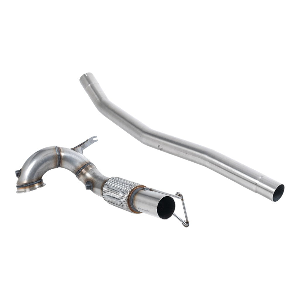 MILLTEK SSXVW741 De-Cat Downpipe V2, 3.15" for VW Arteon 2.0 TSI 280ps 2022- Photo-0