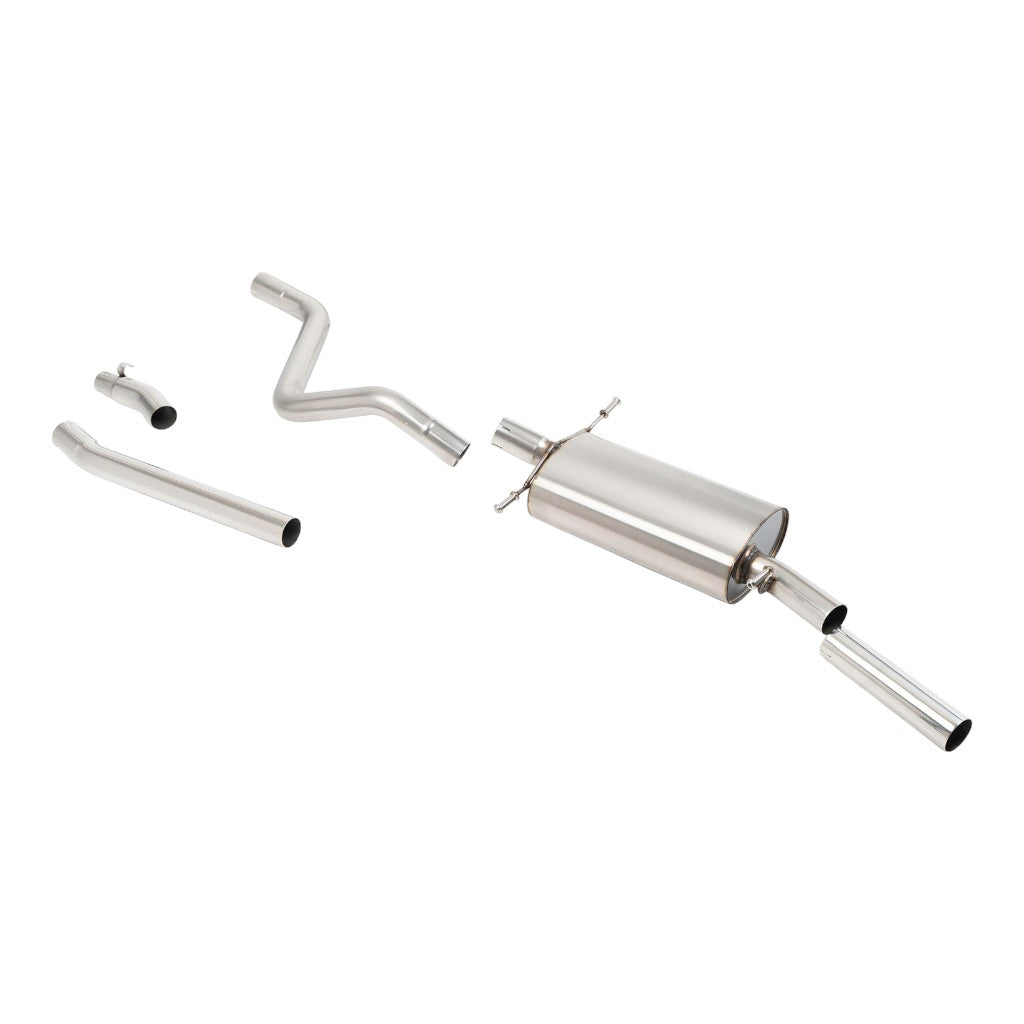 MILLTEK SSXVW745 Downpipe-Back Exhaust, 2.25" (Polished Tip) for VW Golf GTI 1.8 Cabriolet 1983-1992 Photo-0