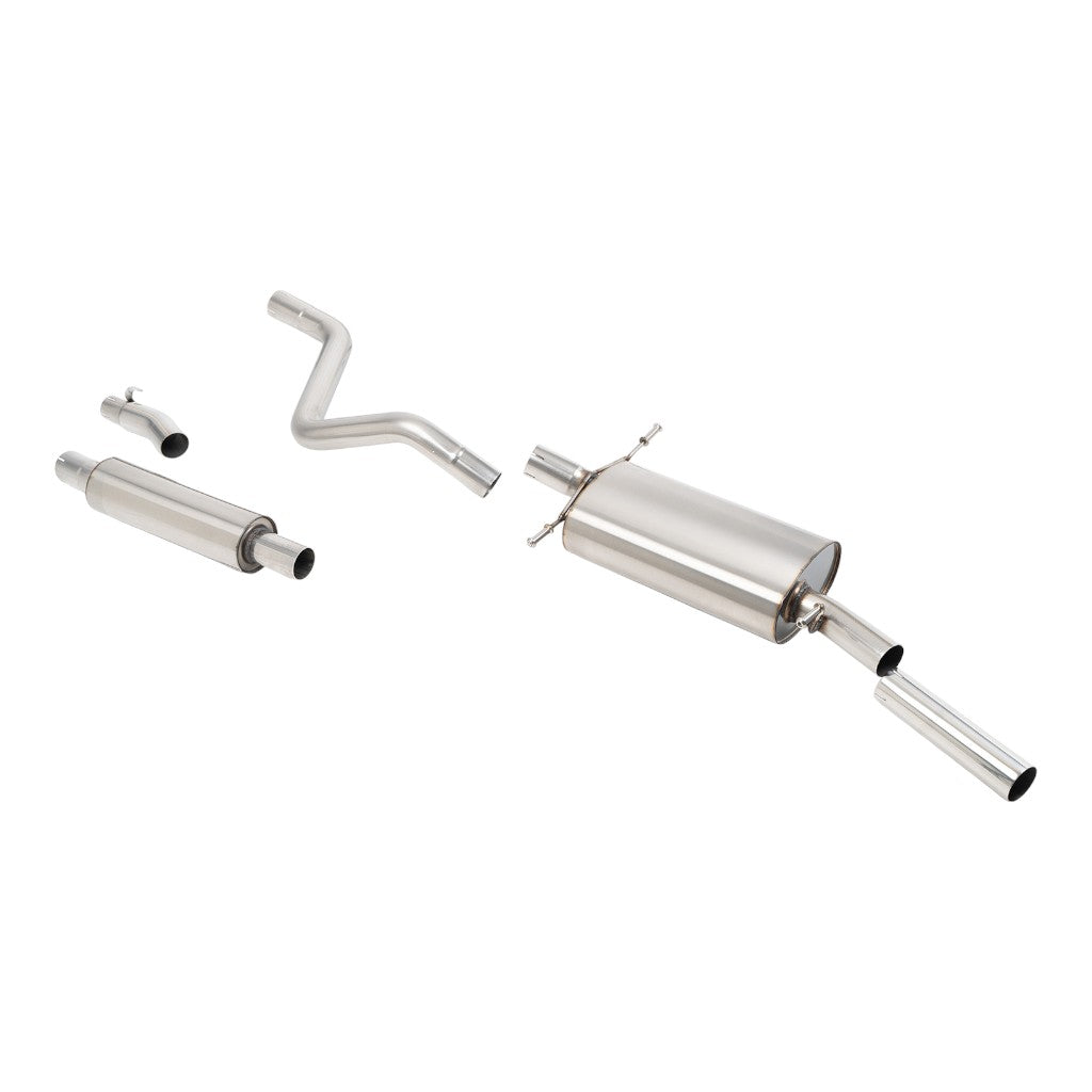 MILLTEK SSXVW746 Downpipe-Back Exhaust, 2.25" (Polished Tip) for VW Golf GTI 1.8 Cabriolet 1983-1992 Photo-0