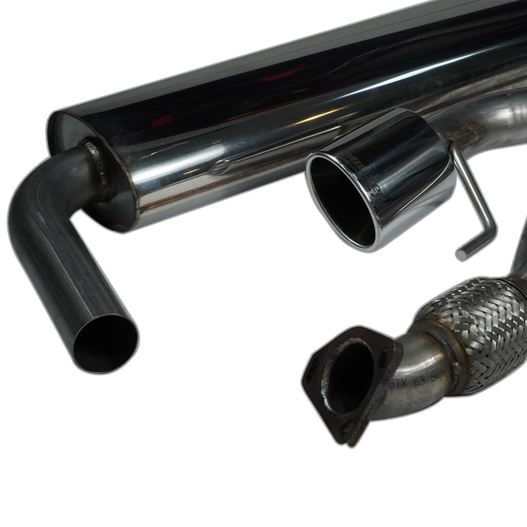 MILLTEK SSXVX2211 Exhaust System Cat-Back 2.5" (Resonated) for OPEL Astra J 1.6 Turbo Photo-1