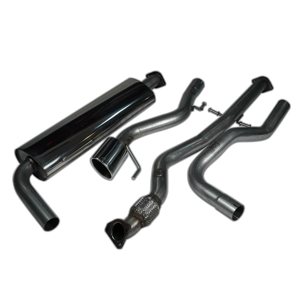 MILLTEK SSXVX2211 Exhaust System Cat-Back 2.5" (Resonated) for OPEL Astra J 1.6 Turbo Photo-0