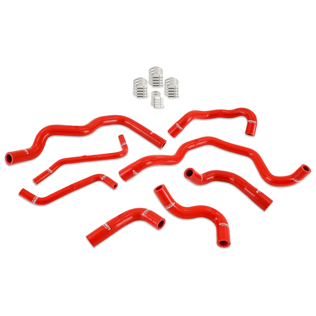 MISHIMOTO MMHOSE-Z-23ANCRD Silicone Ancillary Coolant Hose Kit, Red for NISSAN Z 2023 Photo-0
