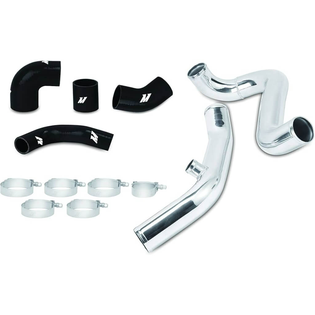 MISHIMOTO MMICP-EVO-01UBK Upper Intercooler Pipe Kit Black for MITSUBISHI Lancer Evolution 7 / 8 / 9 2001- Photo-0