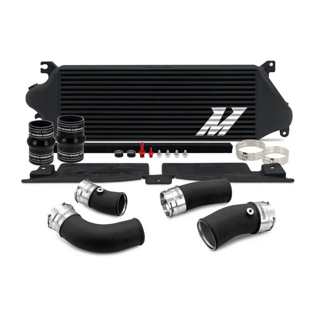 MISHIMOTO MMINT-TAC-24KBKBK Performance Intercooler Kit, Black (Black Pipes) for TOYOTA Land Cruiser / Tacoma 2024- Photo-0