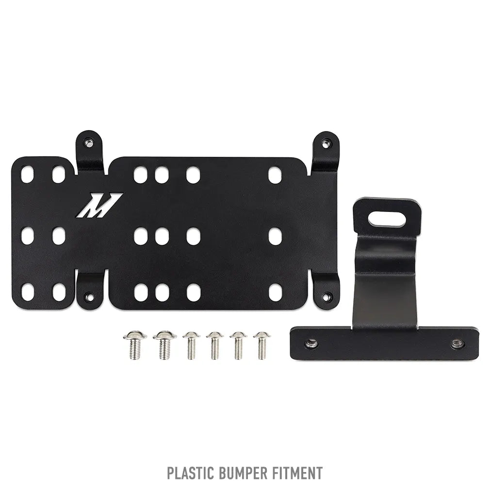 MISHIMOTO MMLP-BR-21S Plastic Bumper License Plate Relocation for FORD Bronco 2021 Photo-0
