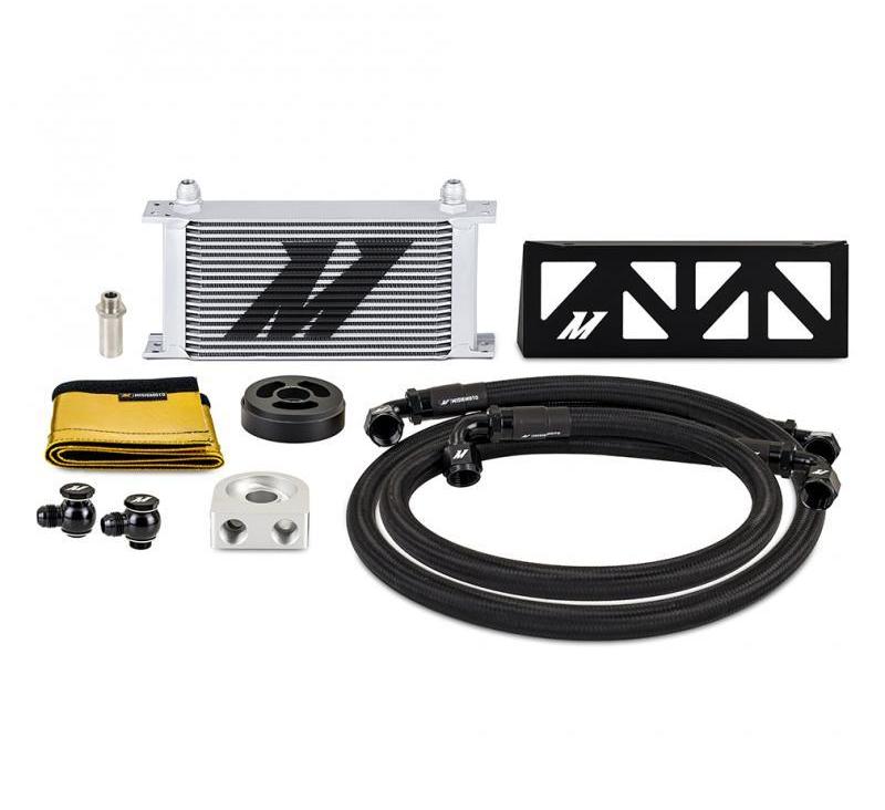 MISHIMOTO MMOC-BRZ-22NTSL Oil Cooler Kit, Silver for SUBARU BRZ/ TOYOTA GR86 2022 Photo-0
