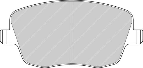 FERODO FDS1419 Front Brake Pads DS Performance for SEAT Ibiza IV (6L1) Photo-0