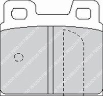 FERODO FCP93H Rear Brake Pads DS2500 for ALFA ROMEO Giulietta / Alfetta Photo-0