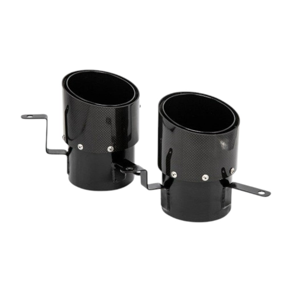 NOVITEC C1 200 40 Tailpipes, Black With Cover Carbon Gloss for MCLAREN Artura 2021- Photo-0