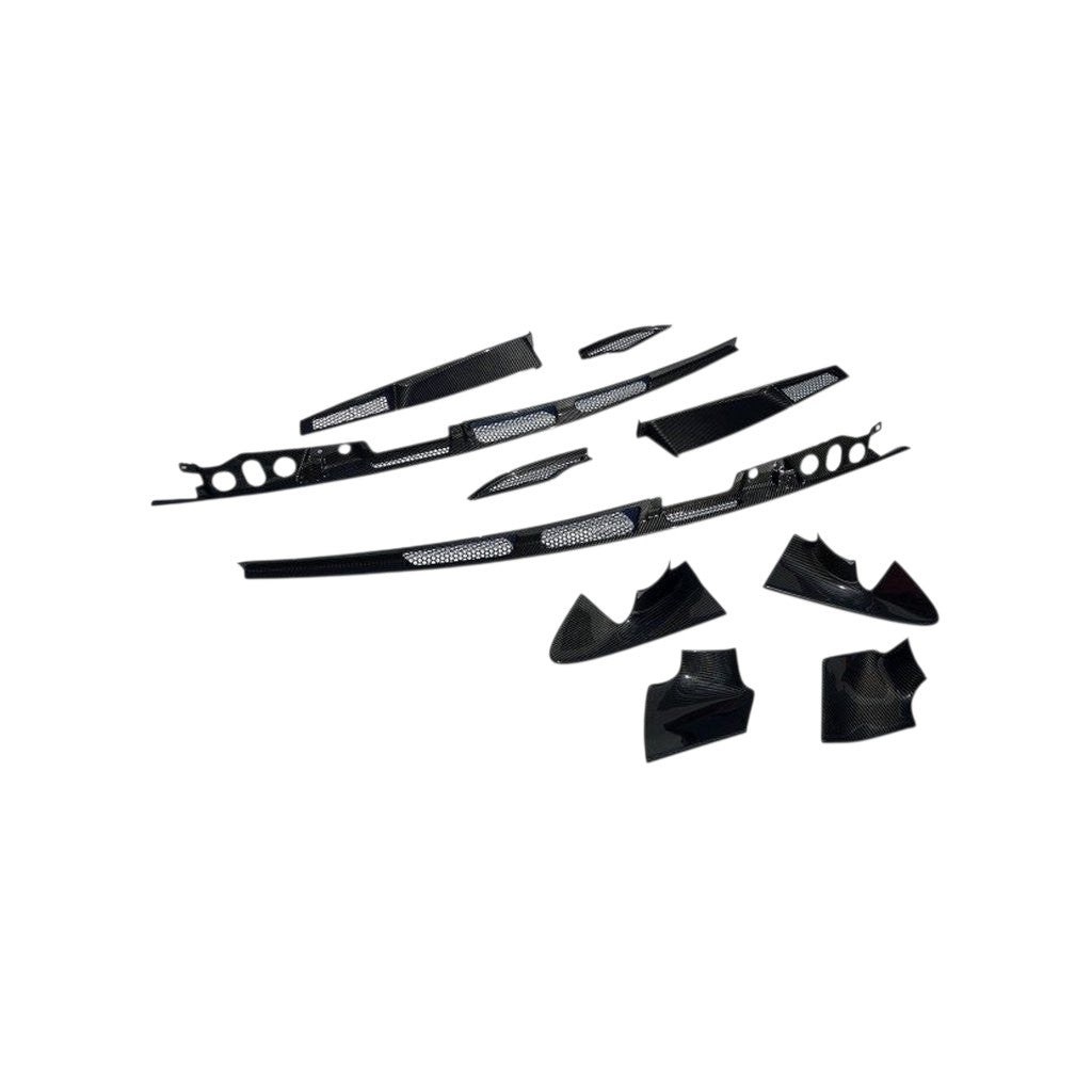 NOVITEC C6 750 64 Side Air-Intakes, Visible Carbon, 10pcs for MCLAREN 750S Coupe 2023- Photo-0