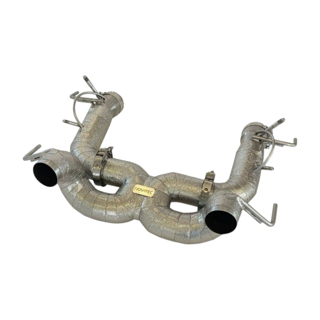 NOVITEC F1 090 10 Exhaust System Race, Without Flap-Regulation, Stainless Steel for FERRARI SF90 XX / SF90 2019- Photo-0