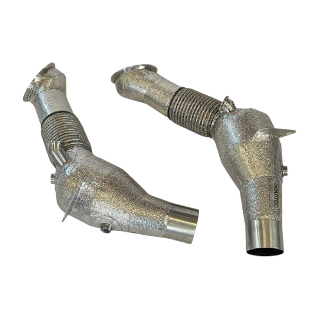 NOVITEC F1 090 45 Sport Metal Catalysts, 2pcs for FERRARI SF90 XX / SF90 2019- Photo-0