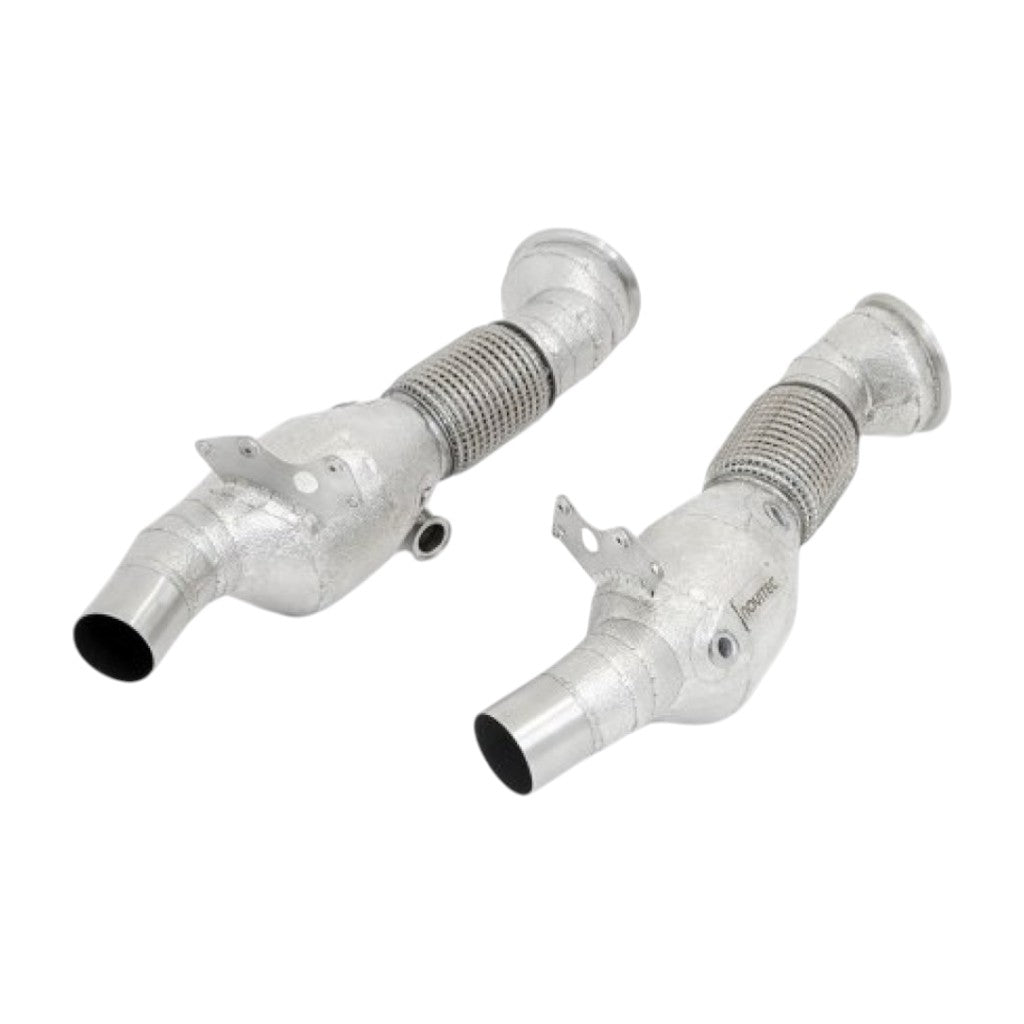 NOVITEC F1 296 79 Sport Metal Catalysts Set, Gold-Plated for FERRARI 296 2021- Photo-0