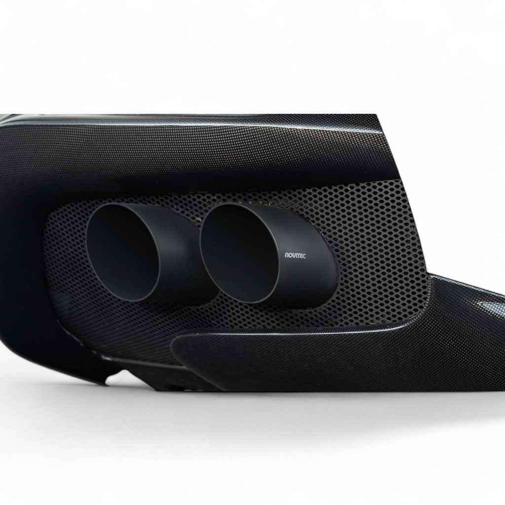 NOVITEC F1 333 35 Exhaust Tailpipes, Polished, 2pcs for FERRARI Portofino M 2020-2023 Photo-1