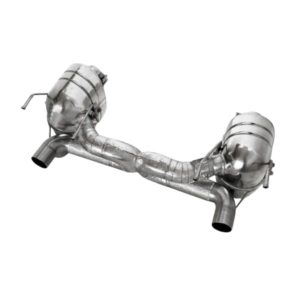 NOVITEC F1 458 65 Exhaust System Without Flap-Regulation, Stainless Steel for FERRARI 458 Speciale 2013-2015 Photo-0