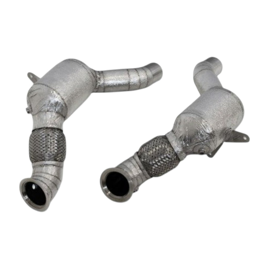 NOVITEC F1 488 45 Sport Metal Catalysts, 2pcs for FERRARI 488 2015-2019 Photo-0