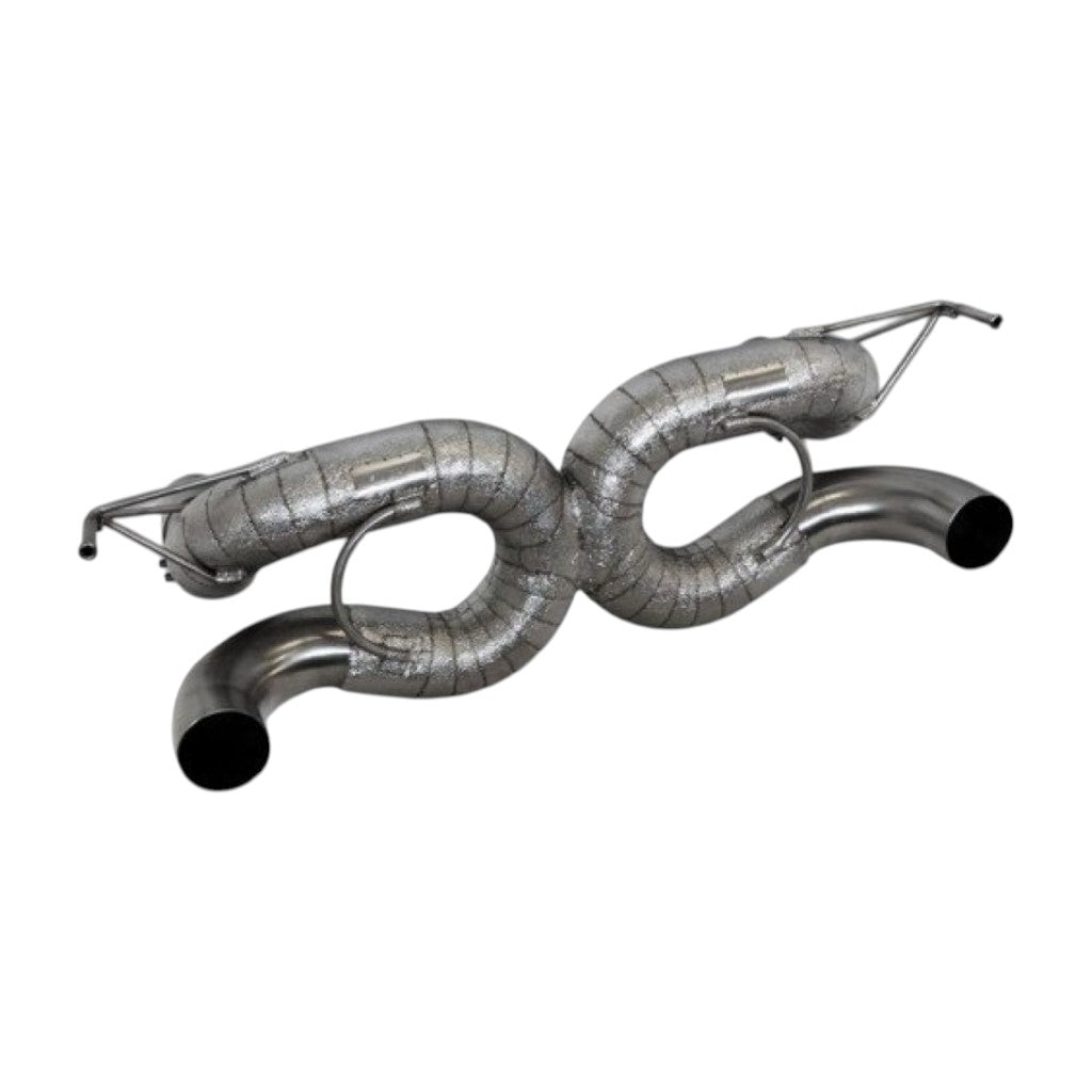 NOVITEC F1 488 60 Exhaust System, Without Flap-Regulation, Stainless Steel for FERRARI 488 Pista 2018-2020 Photo-0