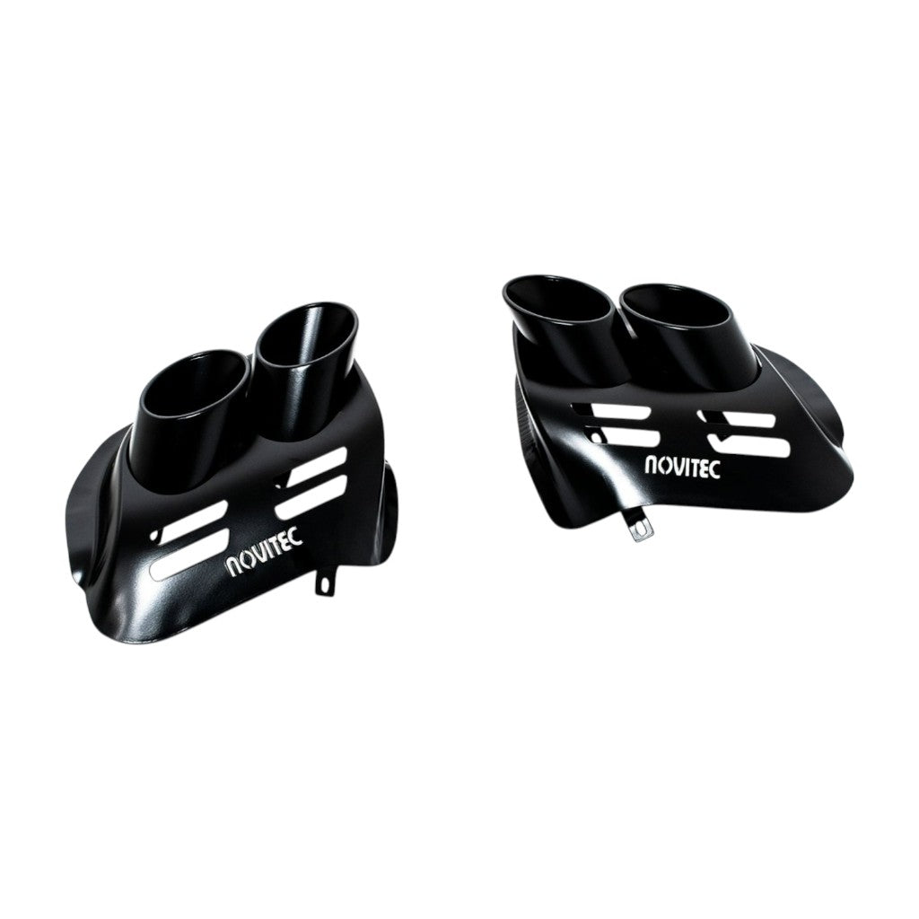 NOVITEC F1 666 17 Tailpipes Kit (Stainless Steel), Black for FERRARI Purosangue 2022-2025 Photo-0
