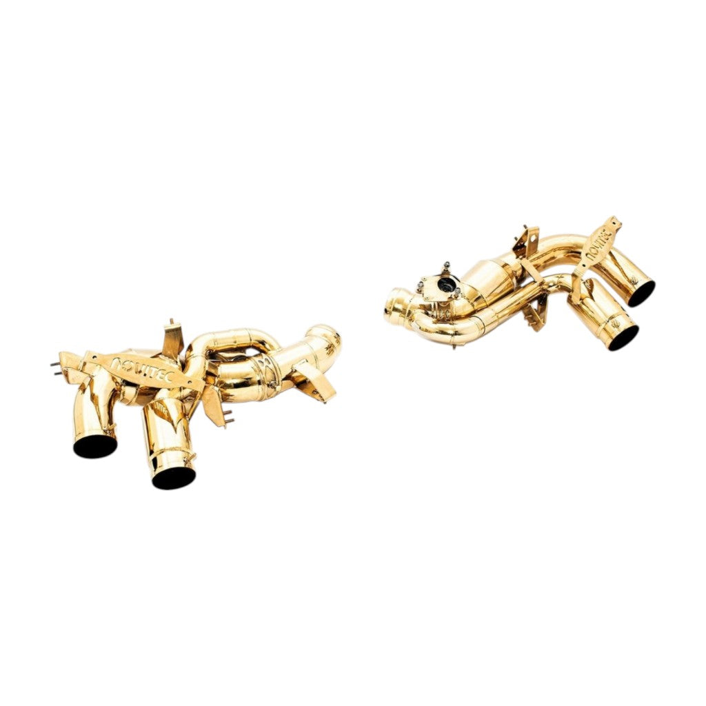 NOVITEC F1 666 31 Exhaust System Race, With Flap-Regulation, Gold-Plated Inconel for FERRARI Purosangue 2022- Photo-0