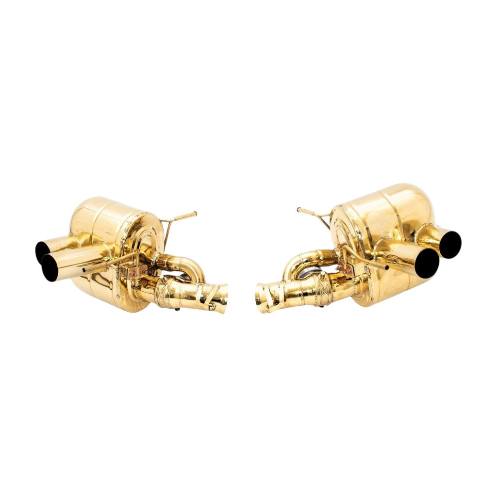 NOVITEC F1 812 71 Exhaust System, With Flap-Regulation, Gold-Plated Inconel for FERRARI 812 Superfast / GTS 2017-2024 Photo-0