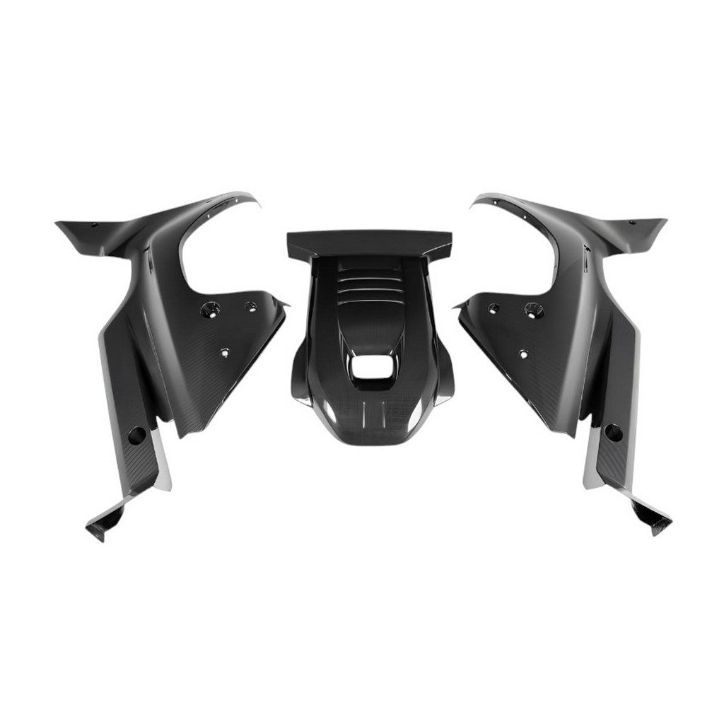 NOVITEC F6 012 45 Cover Engine Compartment (Original Look), Visible Carbon for FERRARI 12Cilindri 2024- Photo-0