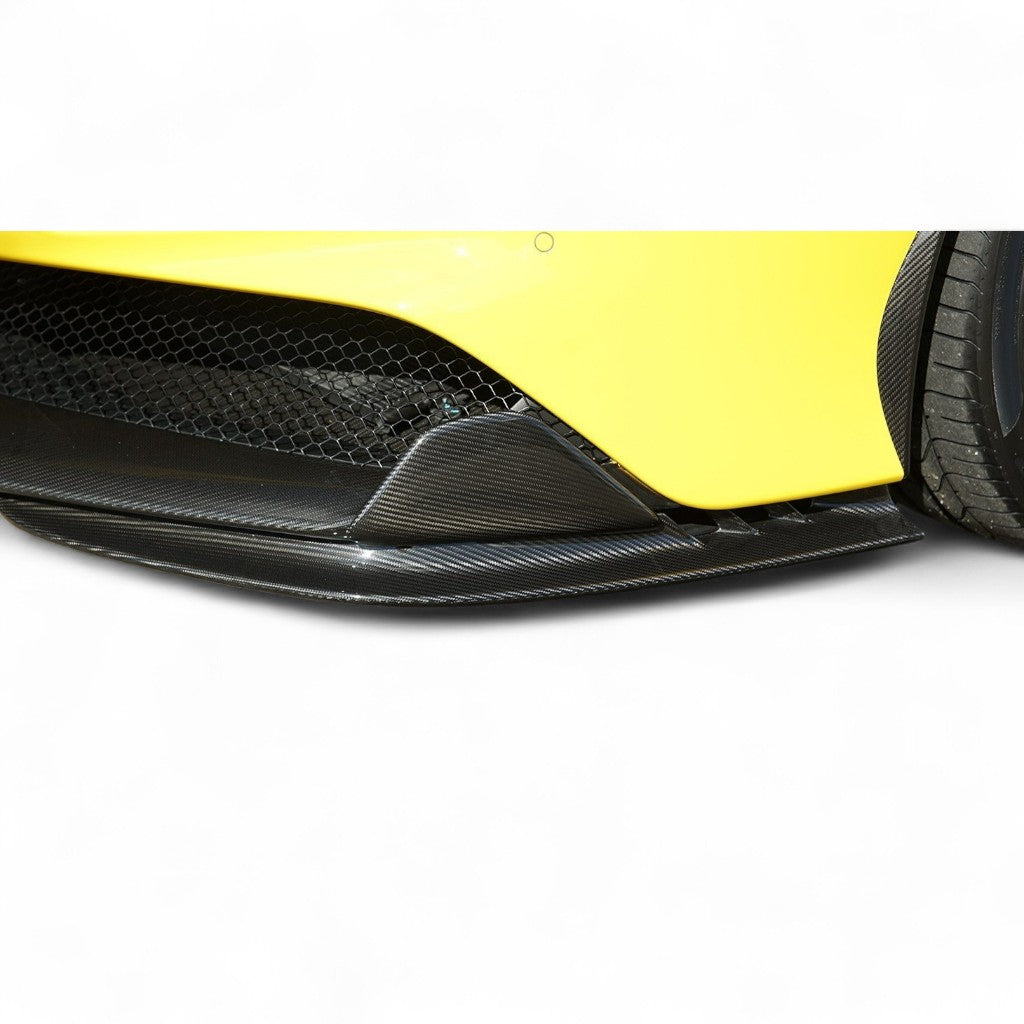 NOVITEC F6 090 21 Front Flaps, Visible Carbon for FERRARI SF90 2019- Photo-1