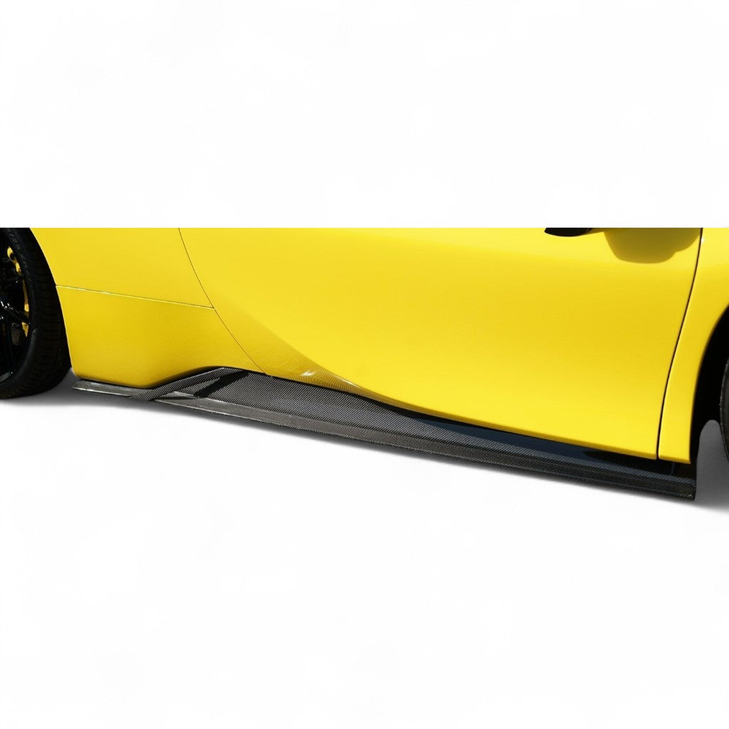 NOVITEC F6 090 25 Side Panels, Visible Carbon for FERRARI SF90 2019- Photo-1