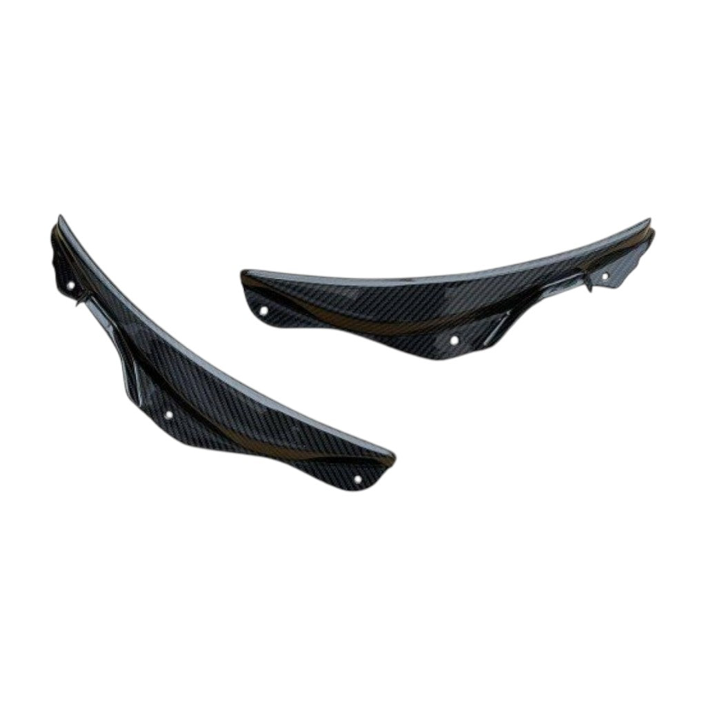 NOVITEC F6 090 32 Front Bumper Attachment Lateral, Visible Carbon for FERRARI SF90 2019- Photo-0