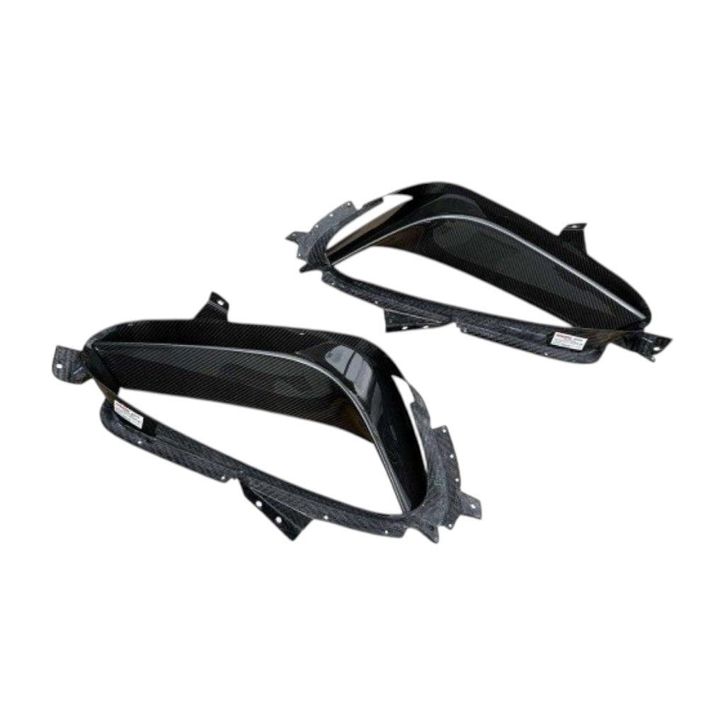 NOVITEC F6 090 33 Air-Guide Sidewall, Visible Carbon for FERRARI SF90 2019- Photo-0