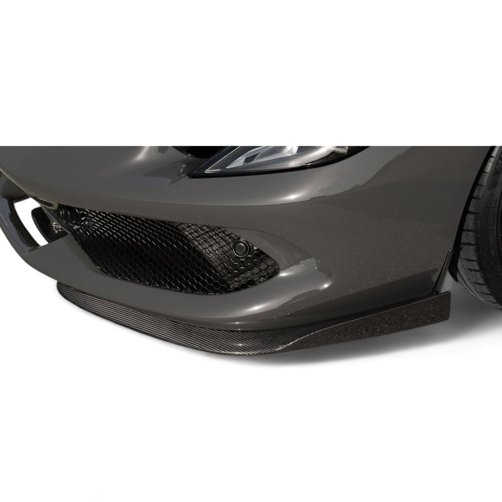 NOVITEC F6 296 20 Front Lip, Visible Carbon for FERRARI 296 2021- Photo-1