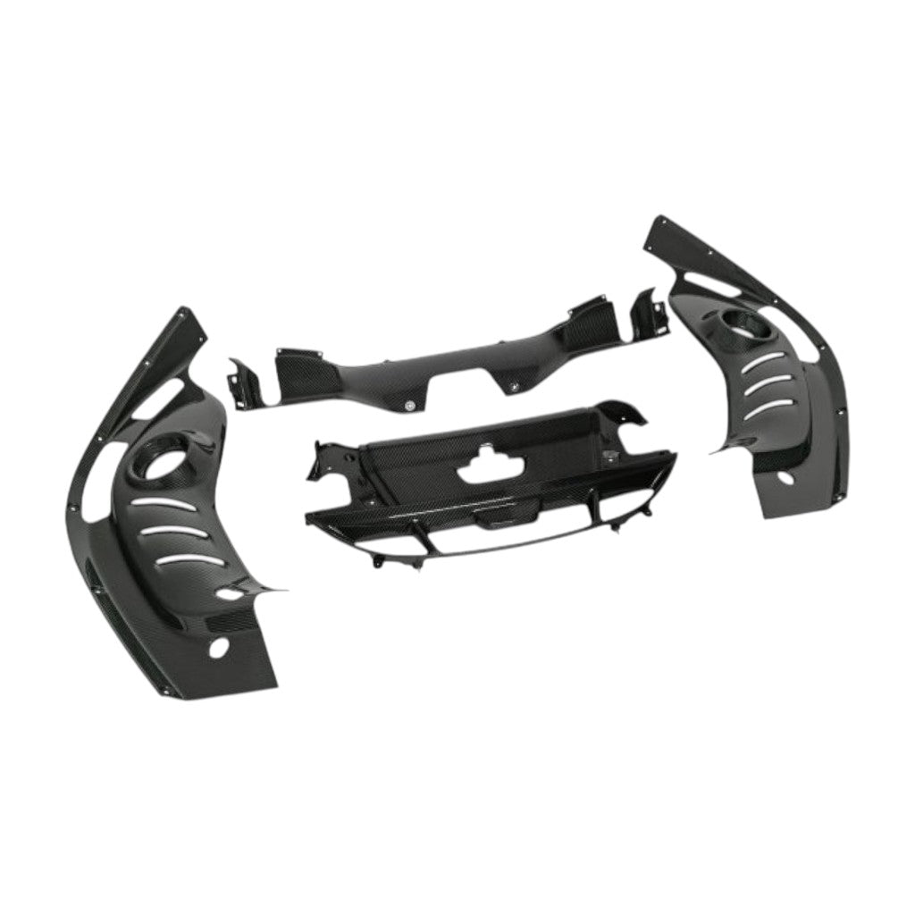 NOVITEC F6 296 57 Engine Bay Cover, Visible Carbon GTB for FERRARI 296 2021- Photo-0