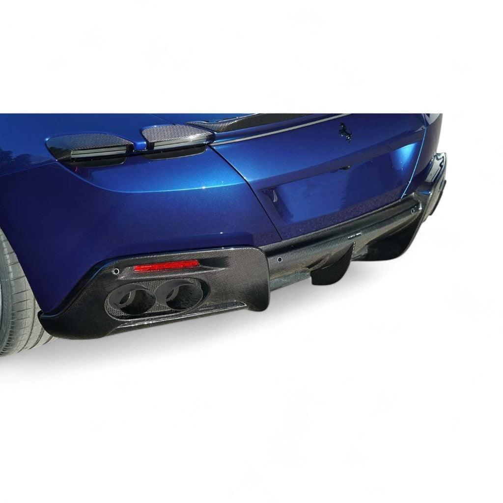 NOVITEC F6 333 64 Diffuser Original Style, Visible Carbon for FERRARI Roma 2020- Photo-1
