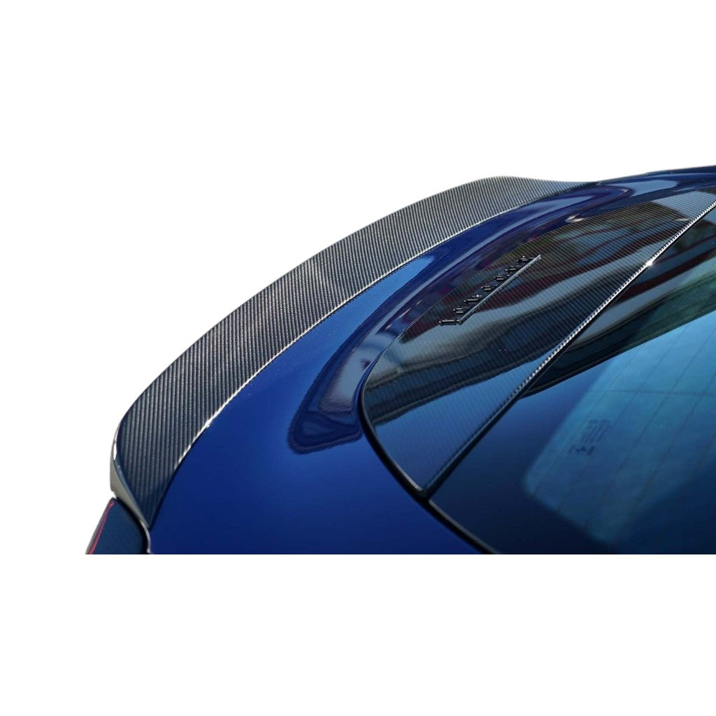 NOVITEC F6 333 65 Rear Spoiler Lip, Visible Carbon for FERRARI Roma 2020- Photo-1