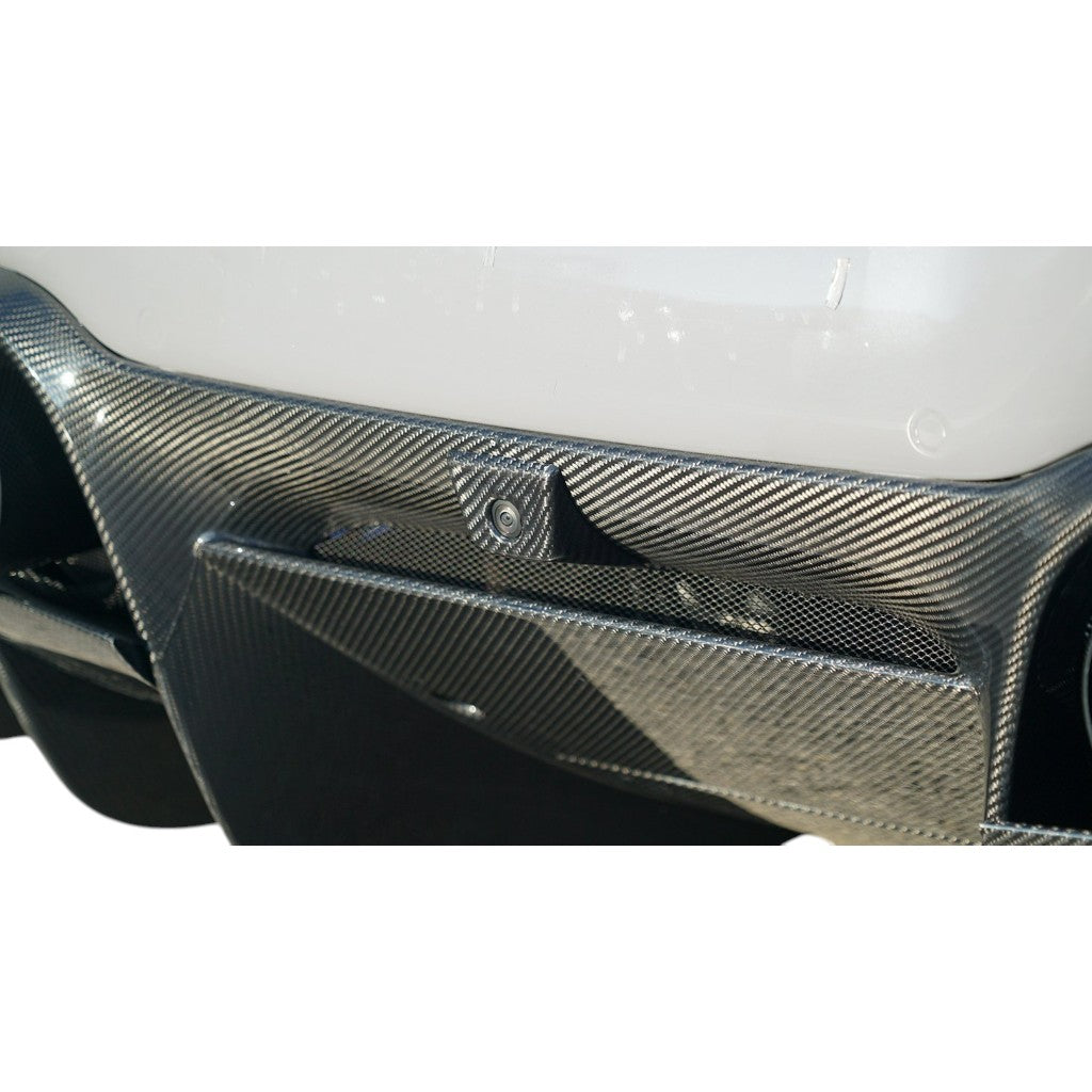 NOVITEC F6 444 60 Cover Rearview-Camera, Visible Carbon (Cars With 360 Degree Camera) for FERRARI F8 2019- Photo-1