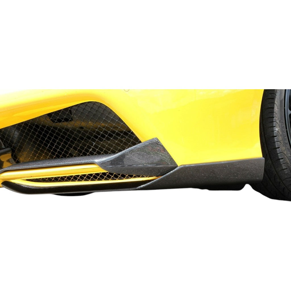 NOVITEC F6 488 32 Front Flaps, Visible Carbon for FERRARI 488 2015-2019 Photo-1