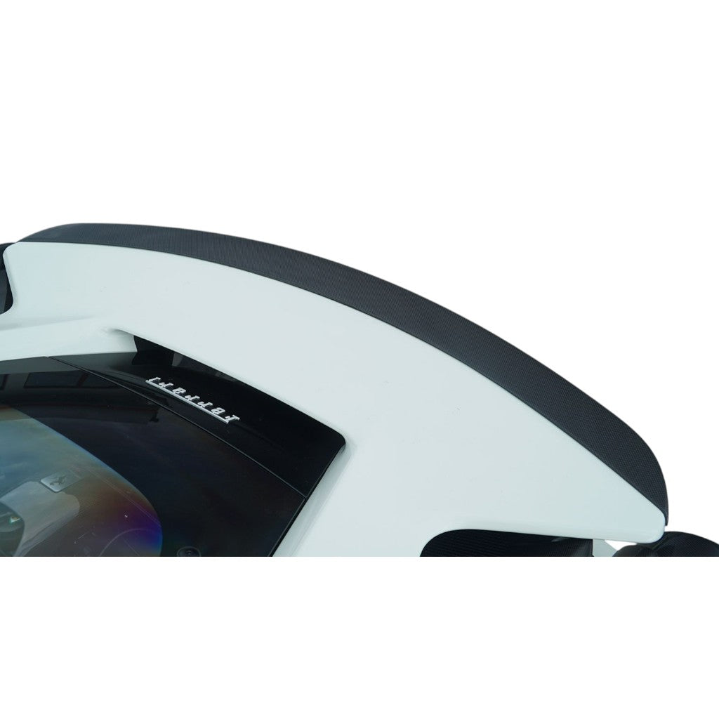 NOVITEC F6 488 73 Rear Spoiler Lip, Visible Carbon for FERRARI 488 Pista 2018-2020 Photo-1