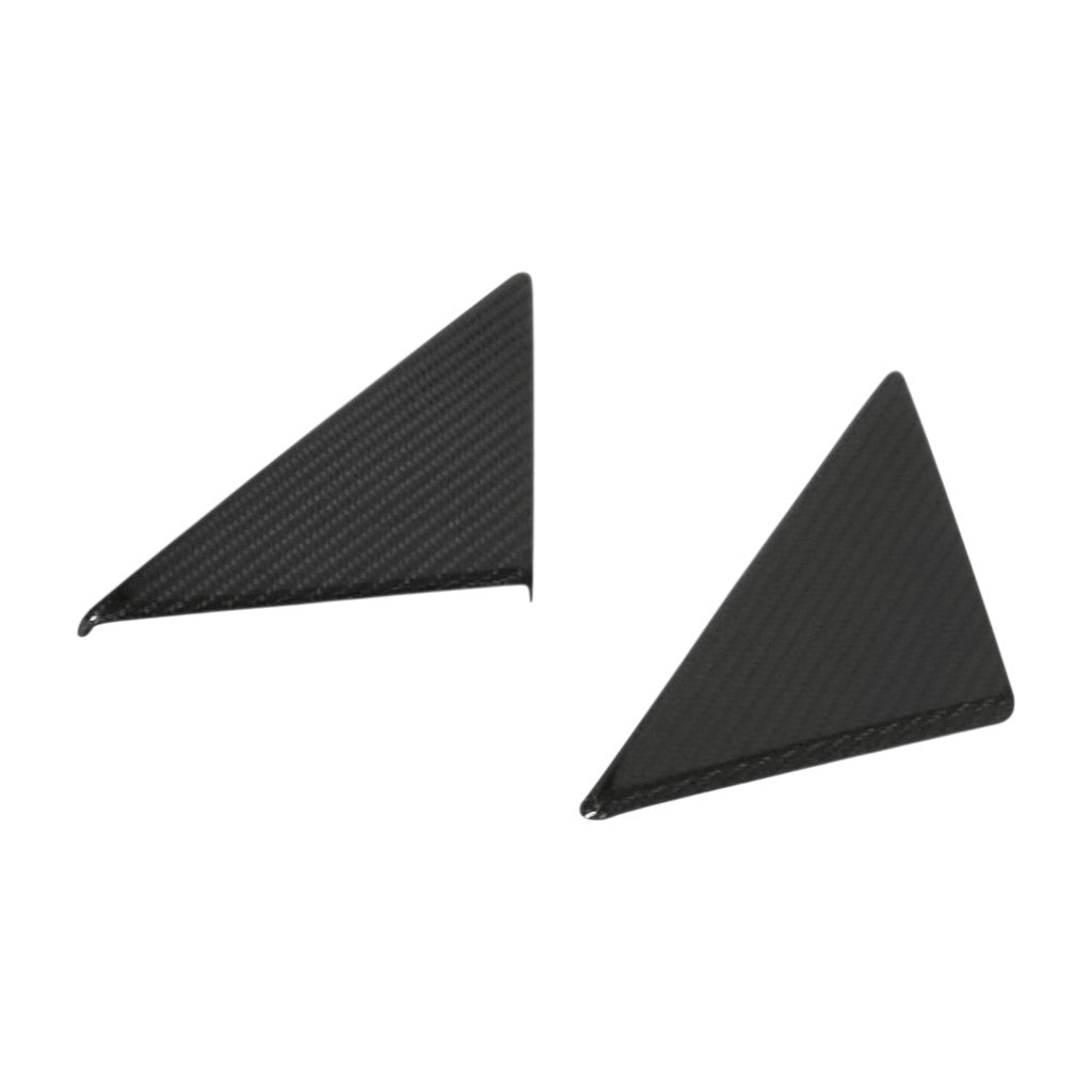 NOVITEC F6 488 77 Triangle Cover for Side Window, Visible Carbon for FERRARI 488 Pista 2018-2020 Photo-0