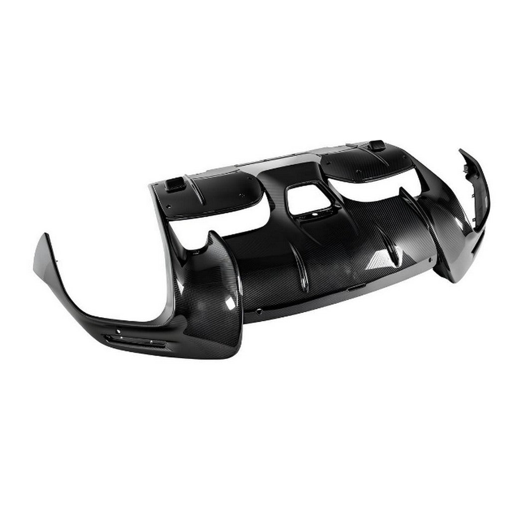 NOVITEC F6 666 54 Diffuser (Original Look), Visible Carbon for FERRARI Purosangue 2022- Photo-0