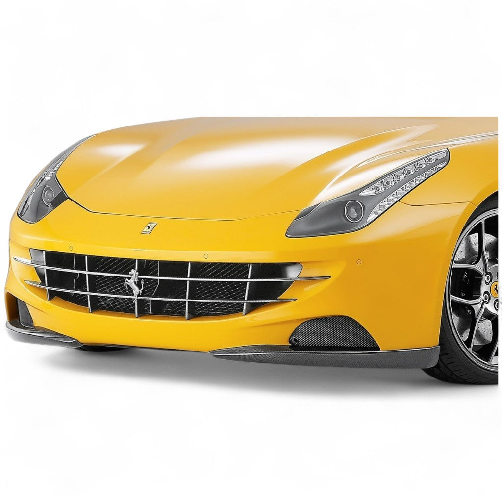 NOVITEC F6 777 21 Front Spoiler Lip, Visible Carbon for FERRARI FF 2011-2016 Photo-1