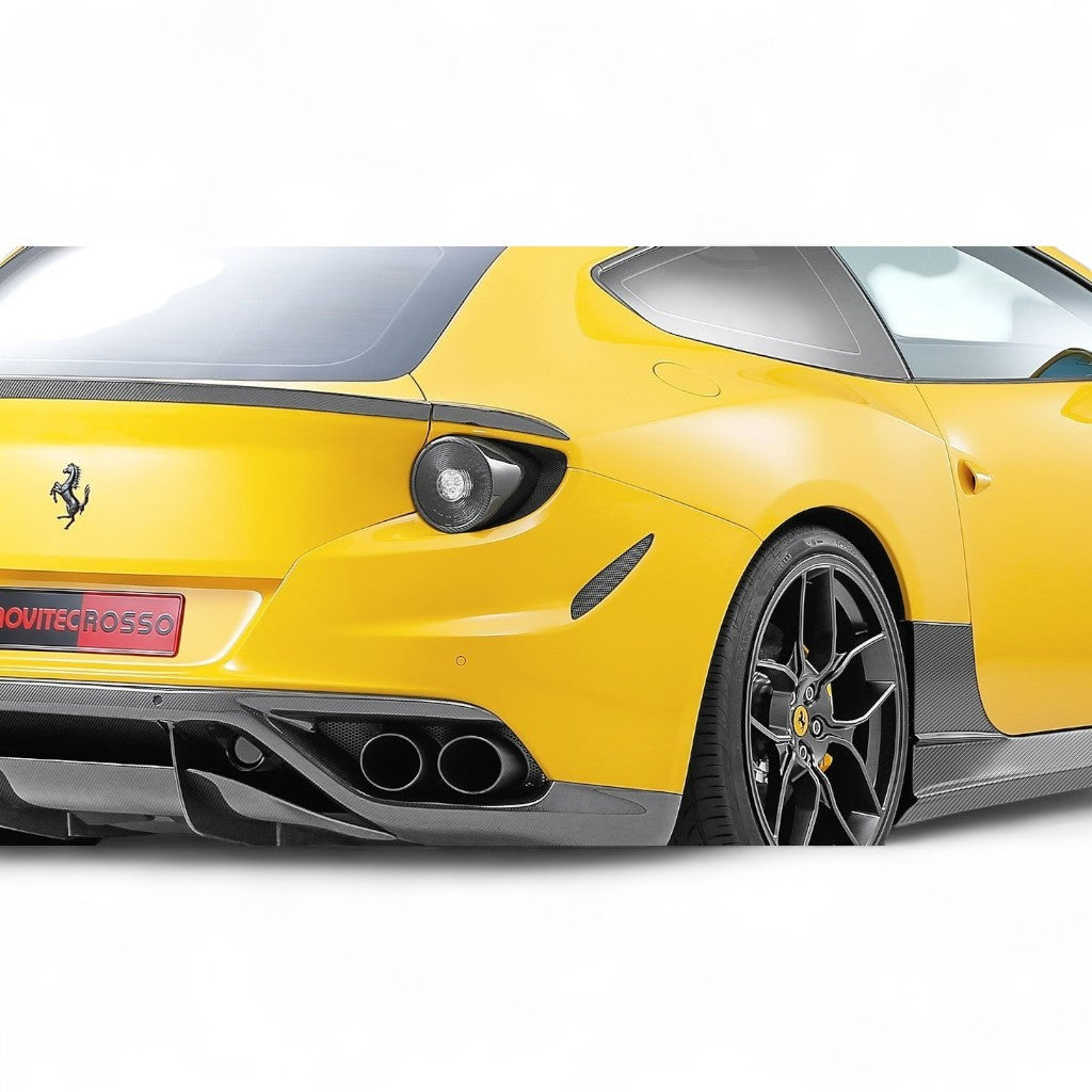 NOVITEC F6 777 29 Cover for Taillights, Visible Carbon for FERRARI FF 2011-2016 Photo-1