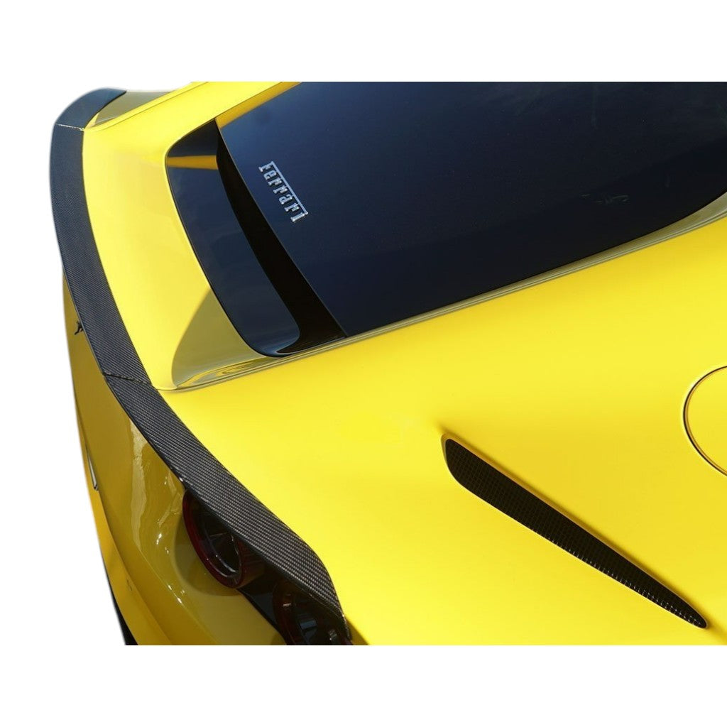 NOVITEC F6 812 26 Rear Spoiler Lip, Visible Carbon for FERRARI 812 Superfast 2017-2024 Photo-1