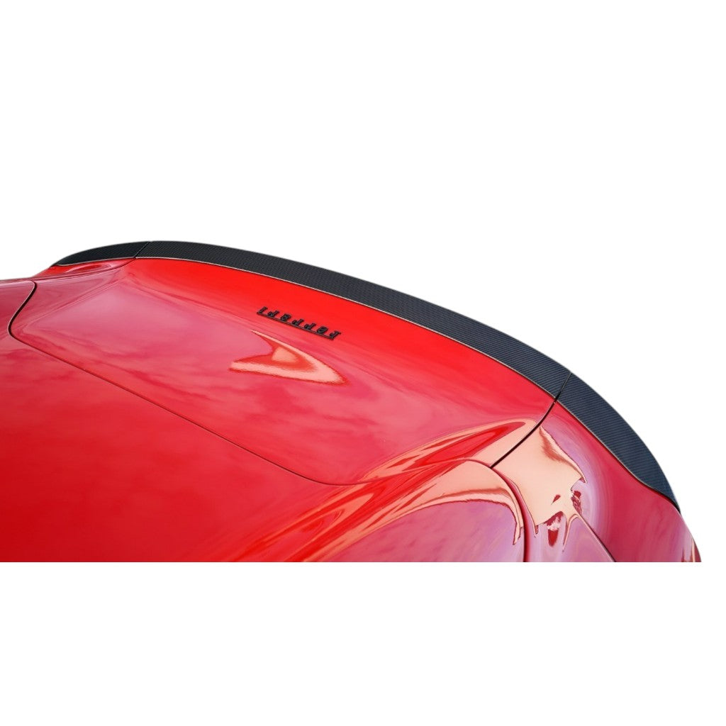 NOVITEC F6 812 30 Rear Spoiler Lip, Visible Carbon for FERRARI 812 GTS 2017-2024 Photo-1